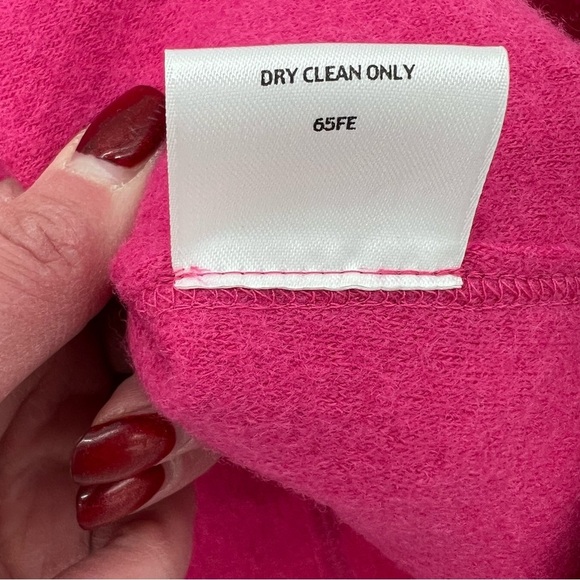 Eileen Fisher Woman Pink Wool Blend Shawl Collar Jacket – Size 16/XXL - Picture 6 of 10